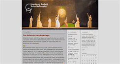 Desktop Screenshot of hamburgballett-blog.de